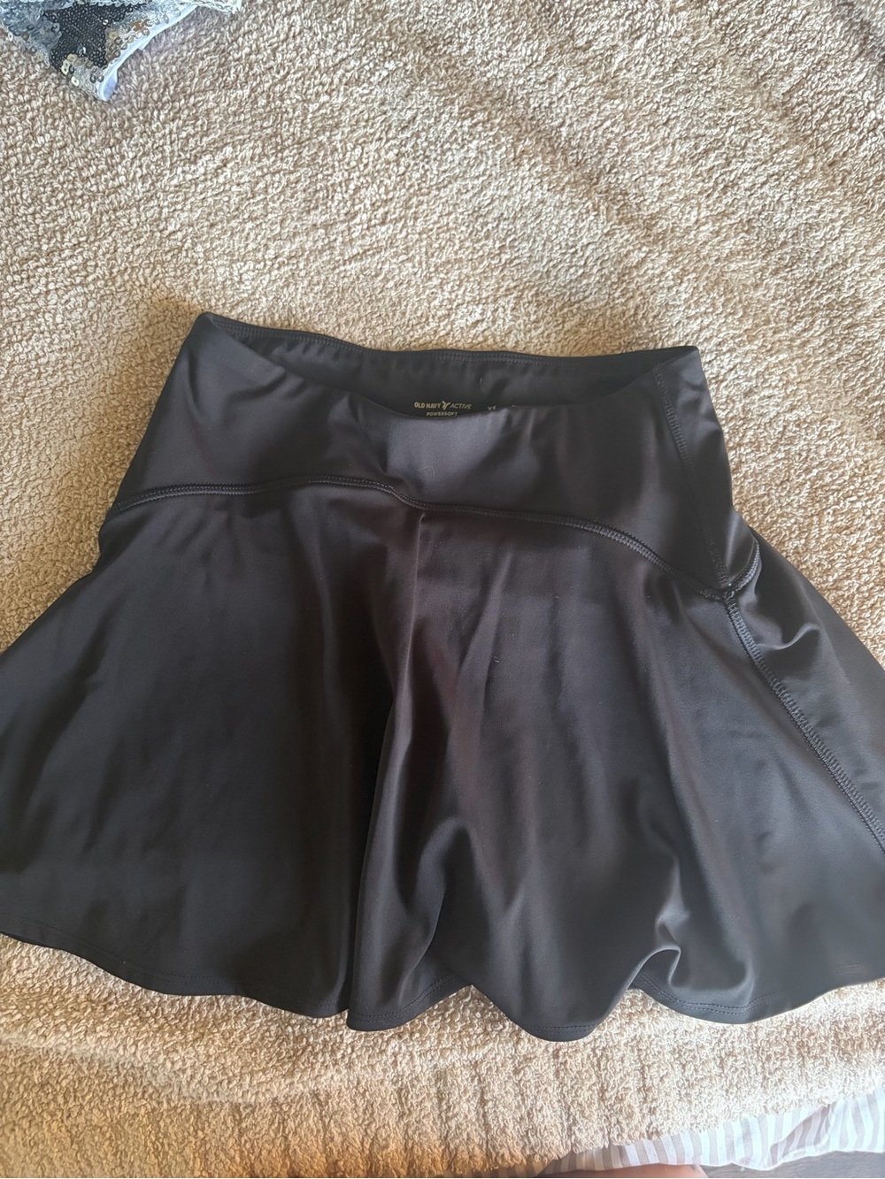 Old Navy Black Circle Skater Skirt